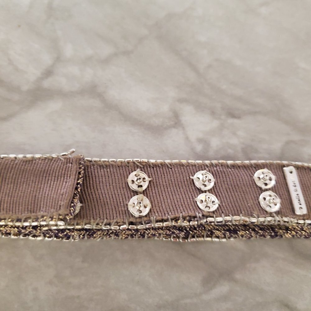 ✨ Stella and Dot Ribbon Fabric Chain Statement Choker Necklace ✨ - Picture 10 of 15